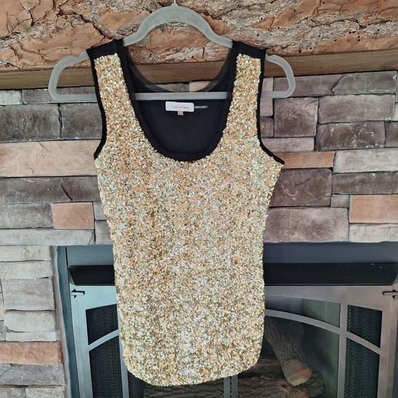 Calvin klein sequins top - Picture 2 of 10